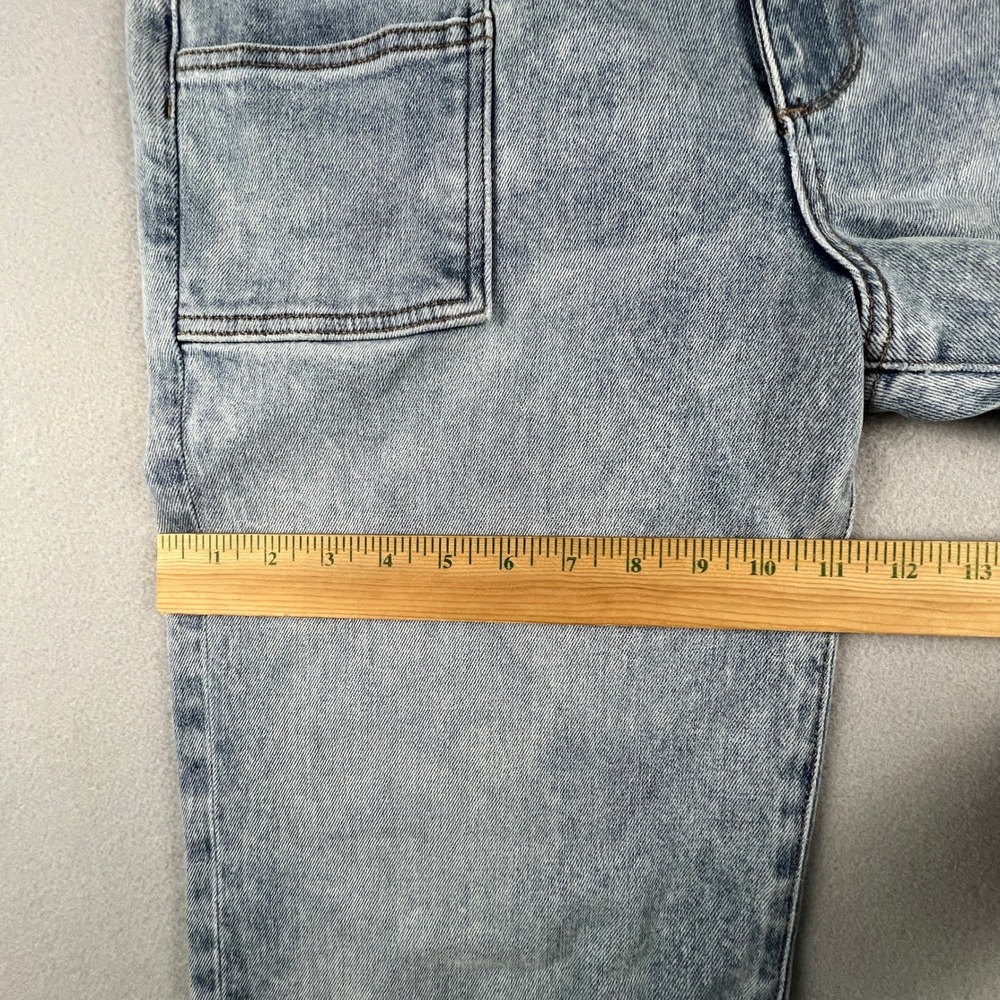 Kut from the Kloth Sienna Wide Leg Jeans Women 10 High Rise Patch Pocket - Picture 11 of 15